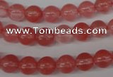 CRO157 15.5 inches 8mm round cherry quartz beads wholesale