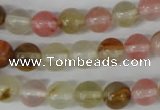 CRO158 15.5 inches 8mm round volcano cherry quartz beads wholesale