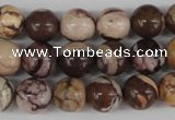 CRO187 15.5 inches 10mm round zebra jasper beads wholesale