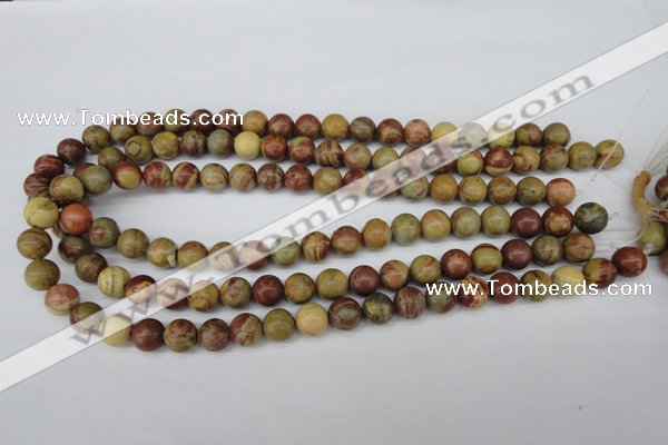 CRO192 15.5 inches 10mm round rainbow jasper beads wholesale