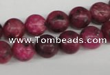 CRO194 15.5 inches 10mm round dyed kiwi stone beads wholesale