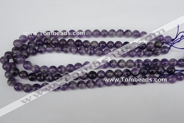 CRO237 15.5 inches 10mm round amethyst gemstone beads wholesale