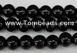 CRO247 15.5 inches 10mm round blackstone beads wholesale