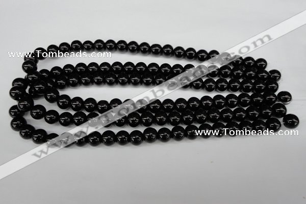 CRO247 15.5 inches 10mm round blackstone beads wholesale