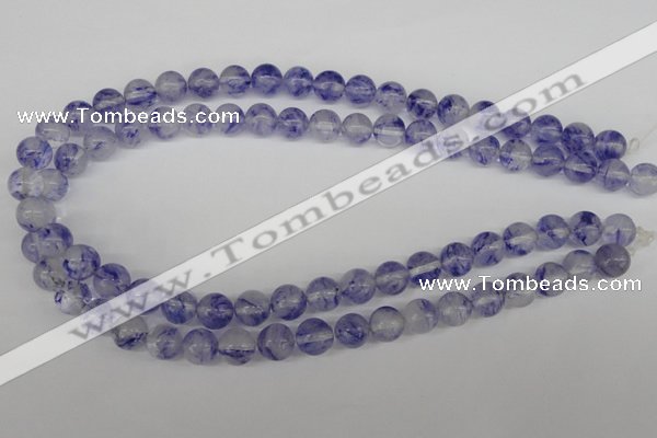 CRO254 15.5 inches 10mm round watermelon blue beads wholesale