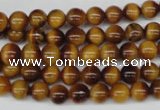 CRO26 15.5 inches 6mm round yellow tiger eye beads wholesale