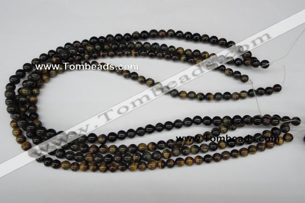 CRO27 15.5 inches 6mm round blue tiger eye beads wholesale