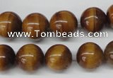 CRO299 15.5 inches 12mm round yellow tiger eye beads wholesale