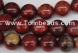 CRO323 15.5 inches 12mm round brecciated jasper beads wholesale