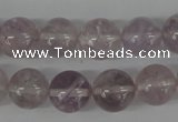 CRO335 15.5 inches 12mm round light amethyst beads wholesale