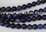 CRO34 15.5 inches 6mm round sodalite gemstone beads wholesale