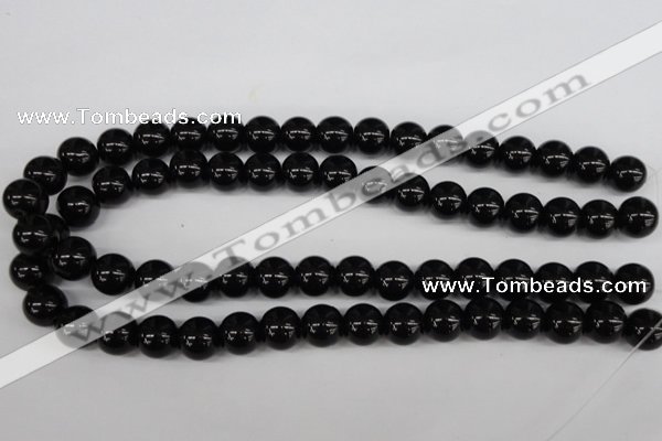 CRO353 15.5 inches 12mm round blackstone beads wholesale