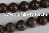 CRO356 15.5 inches 12mm round jasper gemstone beads wholesale