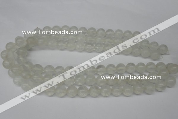 CRO368 15.5 inches 12mm round watermelon white beads wholesale