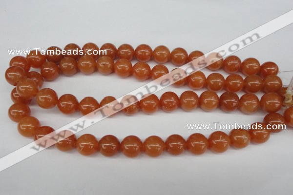 CRO391 15.5 inches 14mm round red aventurine beads wholesale