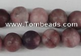 CRO392 15.5 inches 14mm round dyed kiwi stone beads wholesale