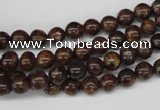 CRO40 15.5 inches 6mm round bronzite gemstone beads wholesale