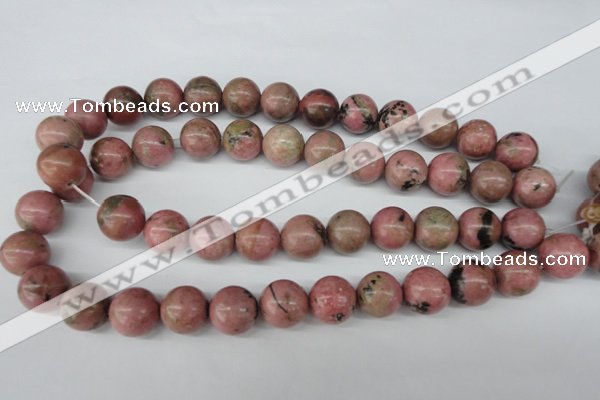 CRO427 15.5 inches 16mm round rhodochrosite beads wholesale