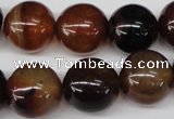 CRO436 15.5 inches 16mm round agate gemstone beads wholesale