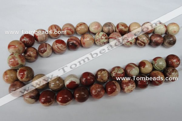 CRO449 15.5 inches 16mm round rainrow stone beads wholesale