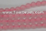 CRO48 15.5 inches 6mm round rose quartz beads wholesale