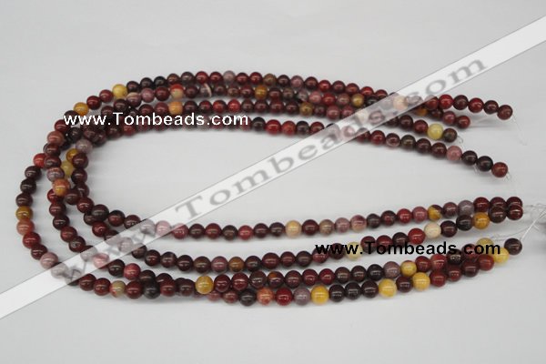 CRO49 15.5 inches 6mm round mookaite gemstone beads wholesale