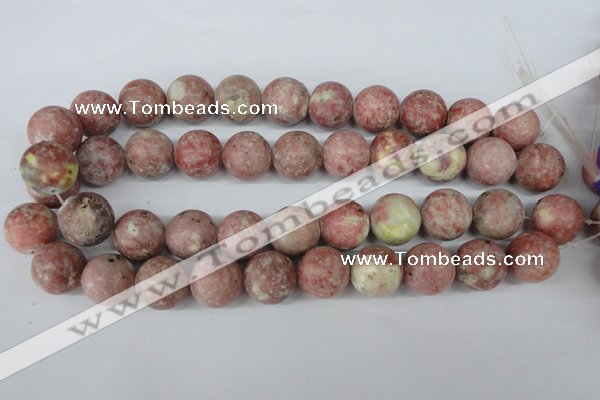 CRO496 15.5 inches 18mm round jasper gemstone beads wholesale