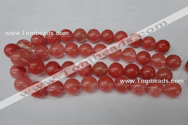 CRO499 15.5 inches 18mm round cherry quartz beads wholesale