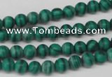 CRO52 15.5 inches 6mm round synthetic malachite beads wholesale