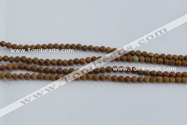 CRO551 15.5 inches 4mm round grain stone beads wholesale