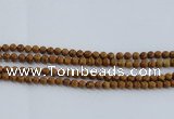 CRO552 15.5 inches 6mm round grain stone beads wholesale