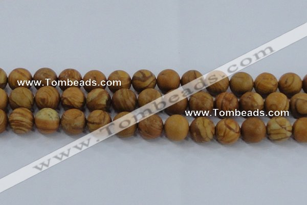 CRO555 15.5 inches 12mm round grain stone beads wholesale