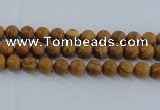 CRO556 15.5 inches 14mm round grain stone beads wholesale