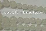 CRO712 15.5 inches 6mm – 14mm faceted round candy jade beads