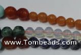 CRO727 15.5 inches 6mm – 14mm faceted round mixed gemstone beads