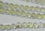 CRO732 15.5 inches 6mm – 14mm faceted round yellow quartz beads