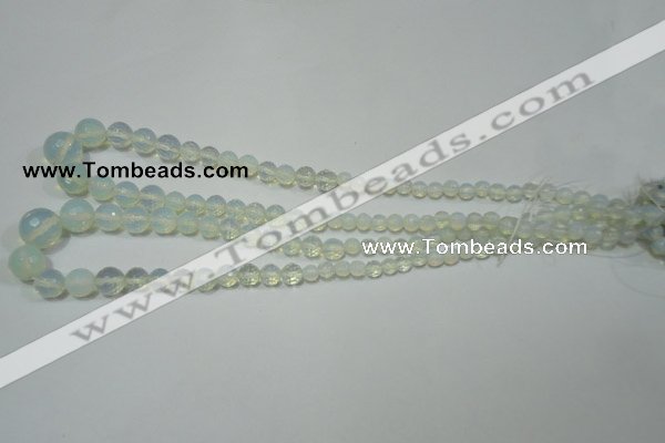 CRO744 15.5 inches 6mm – 14mm faceted round opal beads