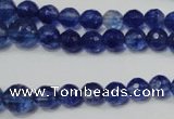 CRO748 15.5 inches 6mm – 14mm faceted round watermelon blue beads