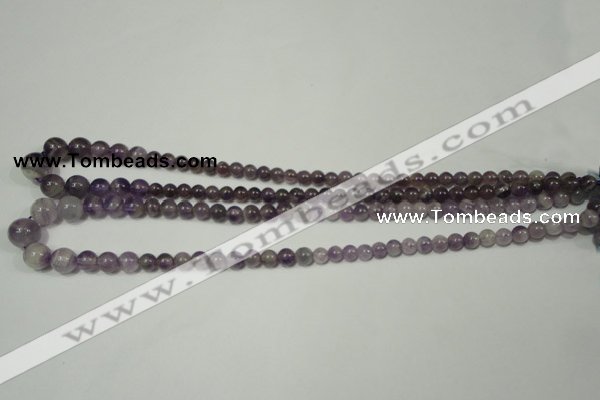 CRO755 15.5 inches 6mm – 14mm round amethyst beads wholesale