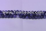 CRO801 15.5 inches 6mm round matte sodalite gemstone beads