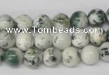 CRO81 15.5 inches 8mm round tree agate gemstone beads wholesale