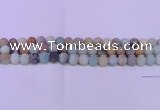 CRO813 15.5 inches 10mm round matte amazonite beads