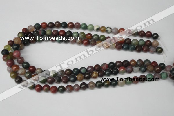 CRO82 15.5 inches 8mm round Indian agate gemstone beads wholesale