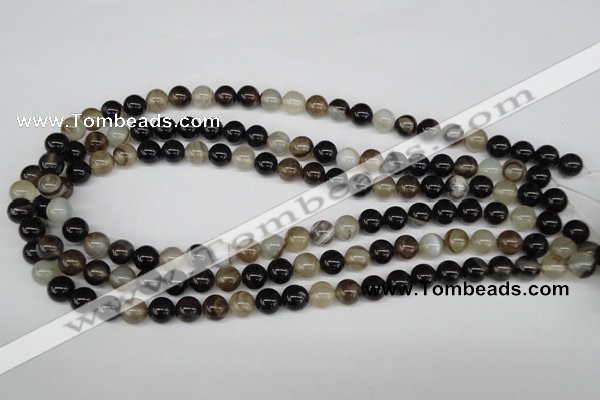 CRO85 15.5 inches 8mm round agate gemstone beads wholesale