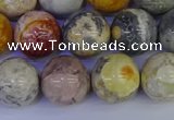 CRO864 15.5 inches 12mm round sky eye stone beads wholesale