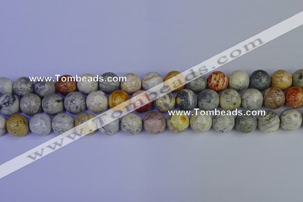 CRO864 15.5 inches 12mm round sky eye stone beads wholesale