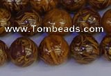 CRO884 15.5 inches 12mm round elephant blood stone beads