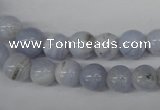 CRO89 15.5 inches 8mm round blue lace agate beads wholesale