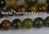 CRO903 15.5 inches 10mm round golden pietersite beads wholesale