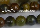 CRO905 15.5 inches 14mm round golden pietersite beads wholesale